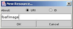 image:inputing a URI using its namespace prefix