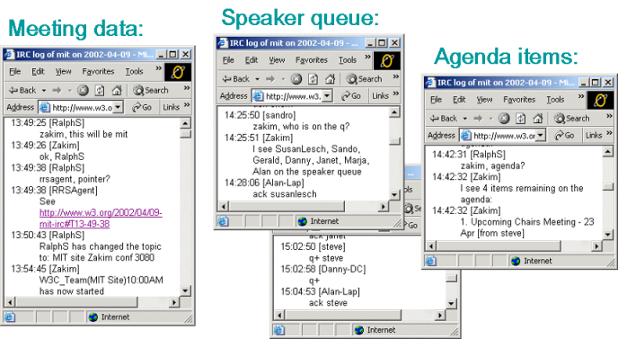bot that keeps track of meeting participants, speaker queue and agenda items on irc channel