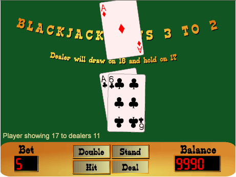 SVG blackjack