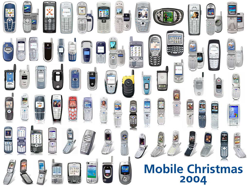 mobiles in christmas 2004