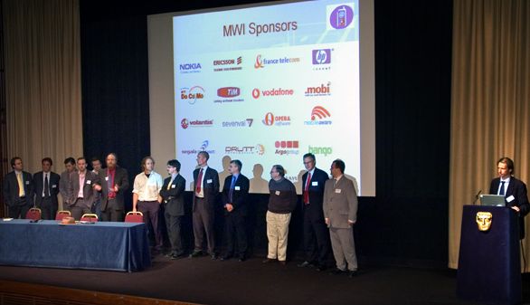 All present MWI sponsors on stage - (Photo credit: Stephen Kill)