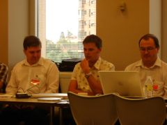 Chris Abbott (Mobile Phone Wizards AS) and Njal Wilberg (Mobile Phone Wizards AS) and Rotan Hanrahan (MobileAware)
