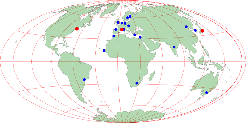 World Map Atlantic Ocean