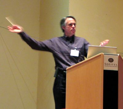 Steve Bratt presenting