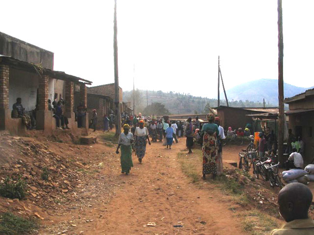 Street scene from Maraba Rwanda