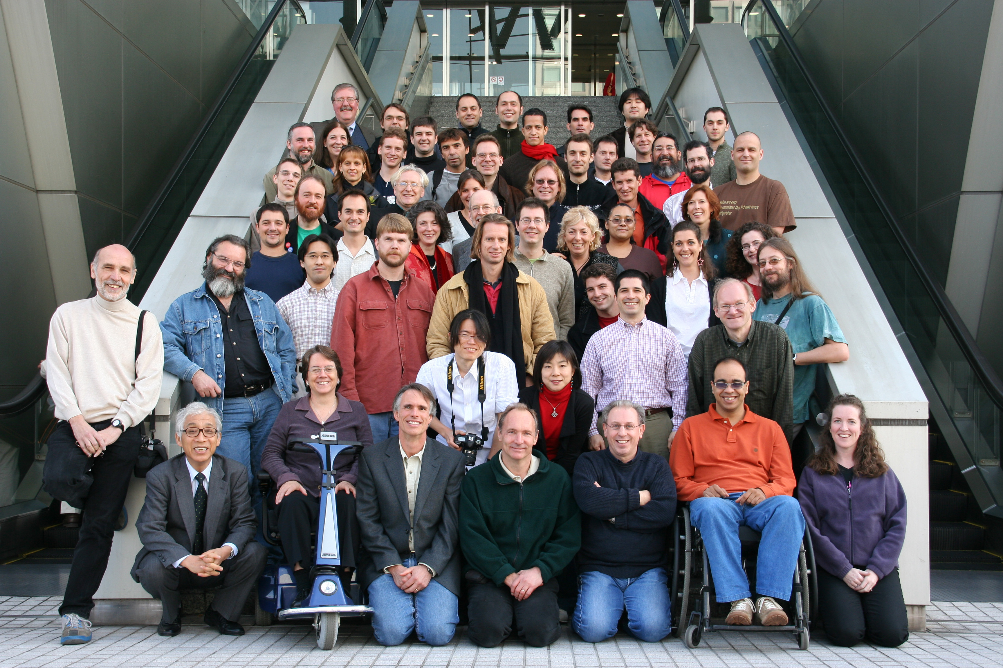 Photo of W3C Team, December 2006
