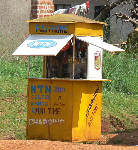 a booth celling airtime in africa