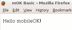 Hello mOK - desktop
