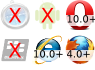 Not supported in Safari on iOS, Not supported in Blackberry browser, Supported in Internet Explorer on Windows Phone from version 10, Supported in Firefox mobile from version 10, Not supported in Android browser, Supported in Opera mobile from version 10