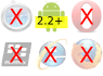 Not supported in Safari on iOS, Not supported in Blackberry browser, Not supported in Internet Explorer on Windows Phone, Not supported in Firefox mobile, Partial support in Android browser from version 2.2, Not supported in Opera mobile