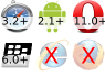 Supported in Safari on iOS from version 4.0, Supported in Blackberry browser from version 6.0, Not supported in Internet Explorer on Windows Phone, Not supported in Firefox mobile, Supported in Android browser from version 2.1, Supported in Opera mobile from version 11
