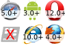 Supported in Safari on iOS from version 5, Not supported in Blackberry browser, Supported in Internet Explorer on Windows Phone from version 10, Supported in Firefox mobile from version 10, Supported in Android browser from version 3, Supported in Opera mobile from version 12