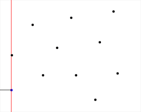 animation of Fortune's algorithm