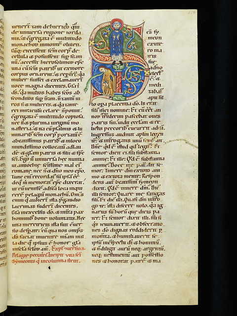 photo d'un manuscript médiéval