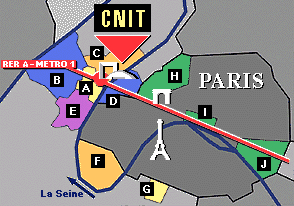 Map of Paris Area