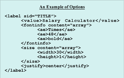 Options Code Sample