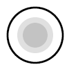 grey circle centered in black one