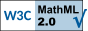 Valid MathML 2.0