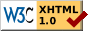 XHTML 1.0 Valido!