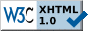 Правильный XHTML 1.0!