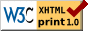 Validní XHTML Print 1.0