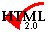 W3C HTML 2.0 valid badge