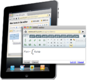 Screenshot for WIRIS editor