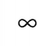 suggested rendering of infinity symbol