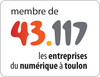 Membre de 43117, les entreprises du numérique à Toulon