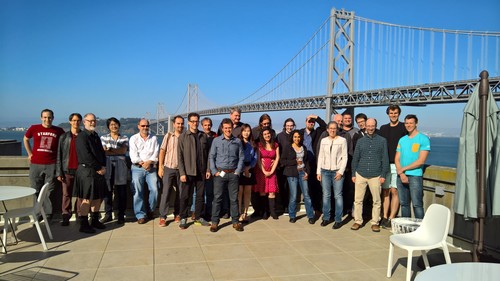 [Photo: group photo in San Francisco]