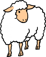 Woolly the sheep (color)