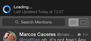 Tweetbot loads content from the Web