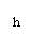 LATIN SUBSCRIPT SMALL LETTER H