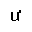 LATIN SMALL LETTER U WITH HORN