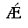 LATIN CAPITAL LETTER AE WITH ACUTE