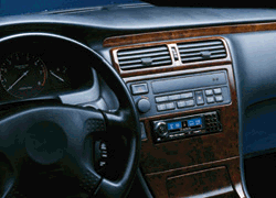 computer in the dashboard