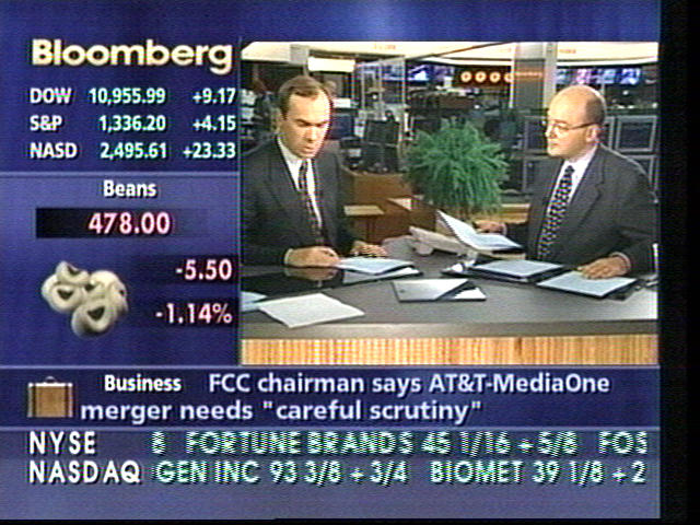 TV screenshot of Bloomberg channel