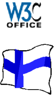 W3C office logo - Finnish flag