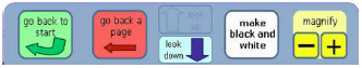 Figure 9 showing the 'navigation' panel of the non-browser