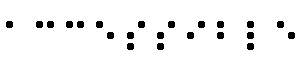 Braille dots