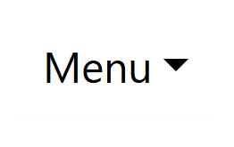 Text with the word Menu, and a down-arrow icon next to it.