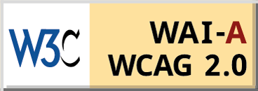 Level A conformance icon,W3C-WAI Web Content Accessibility Guidelines 2.0