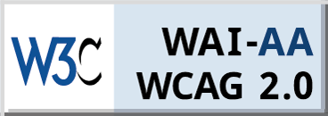 WCAG 2.0 Level AA conformance logo