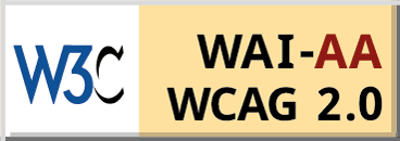 Icons de conformidad AA, W3C-WAI