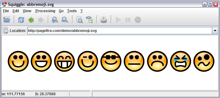 SVG glyphs for emoji