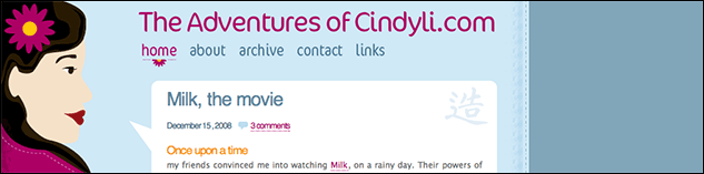 header of cindyli.com