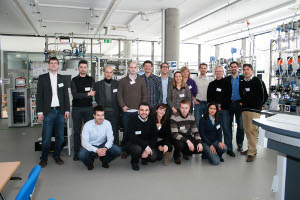 group photo at DFKI, Kaiserslautern, 9 Feb 2012