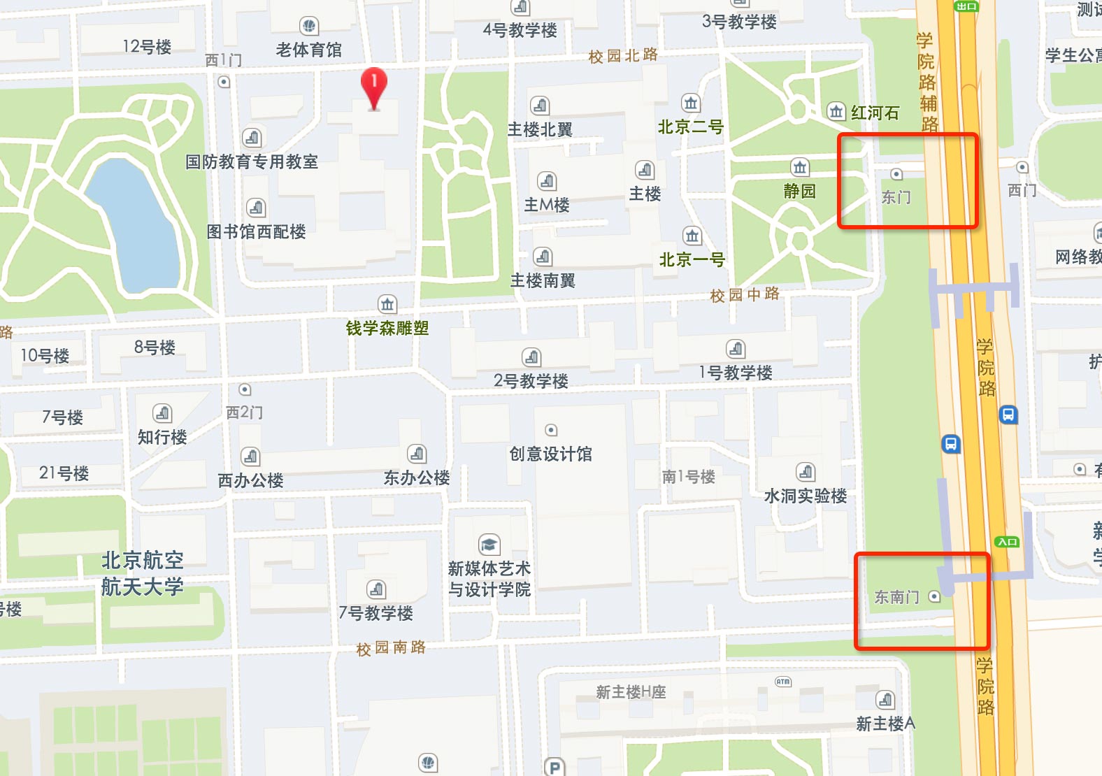 北京航空航天大学地图