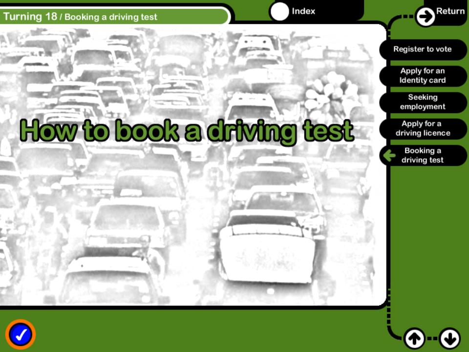 Life Events Example Screen 3