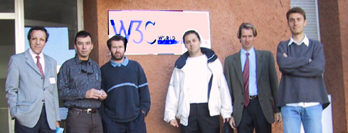 Equipe a l'ouverture du Bureau a Rabat